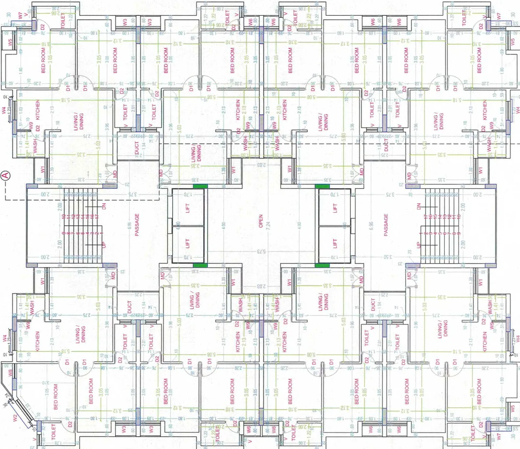 Floor Plan of Shivay Prashanti Flats in Munjka, Rajkot - Image 438738