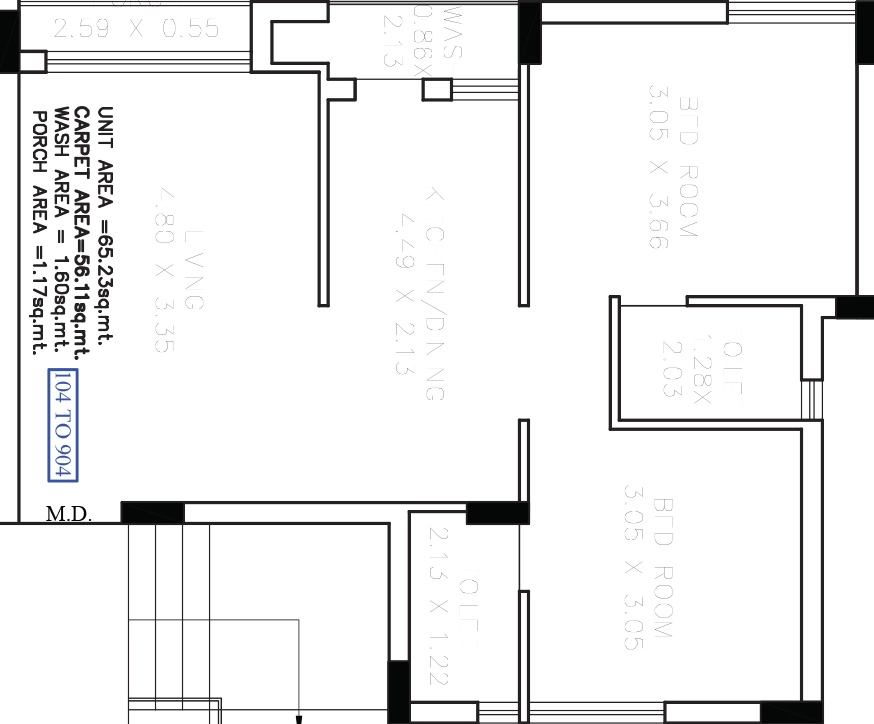 2 BHK Flat in Vasant Exotica in Munjka, Rajkot - Image 932338