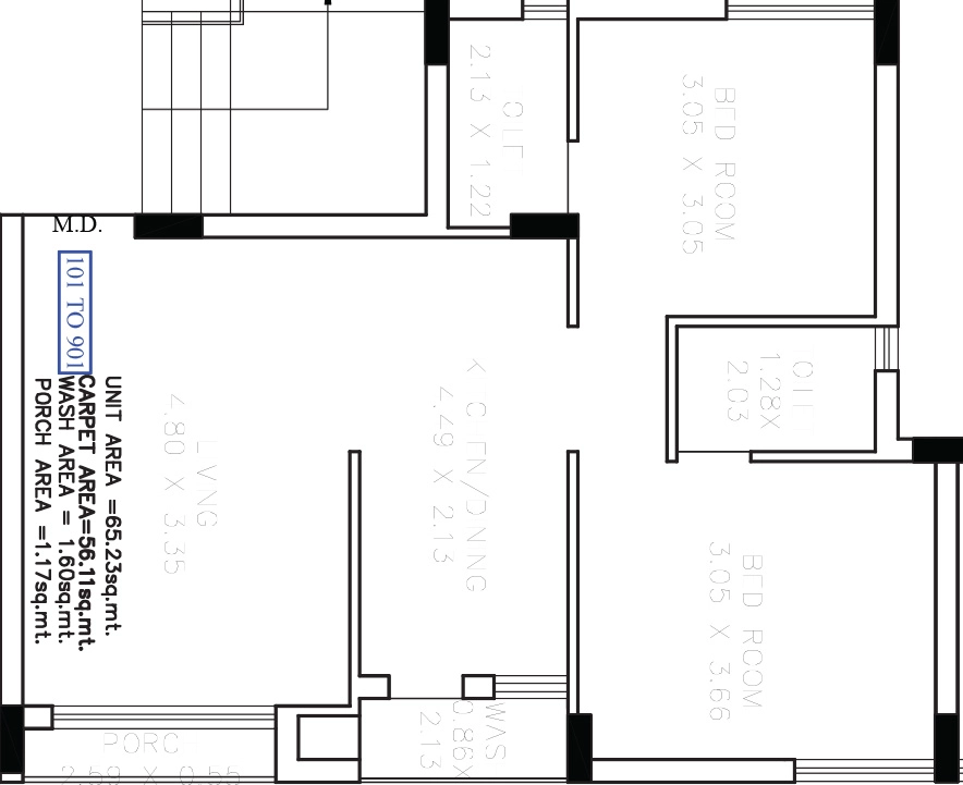 2 BHK Flat in Vasant Exotica in Munjka, Rajkot - Image 932339