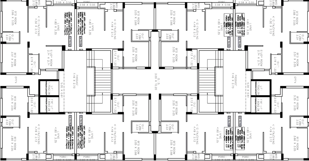 Floor Plan of Vasant Exotica in Munjka, Rajkot - Image 438751