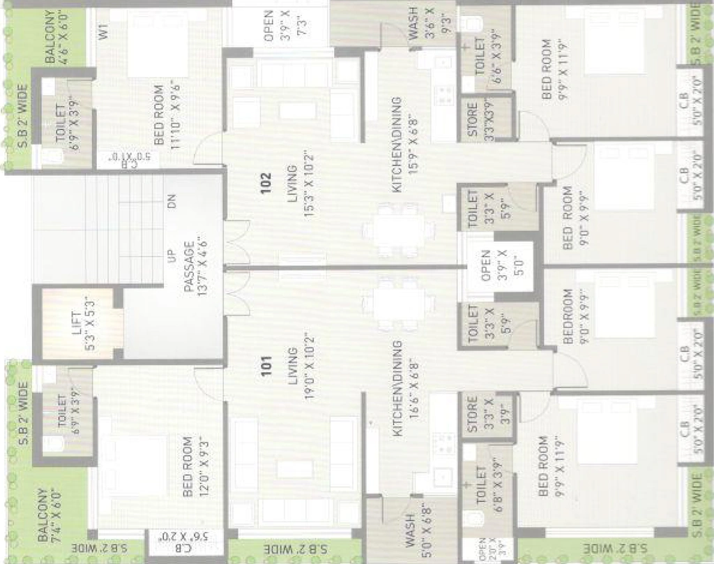 Floor Plan of Vidhi Pratishtha in Munjka, Rajkot - Image 438757