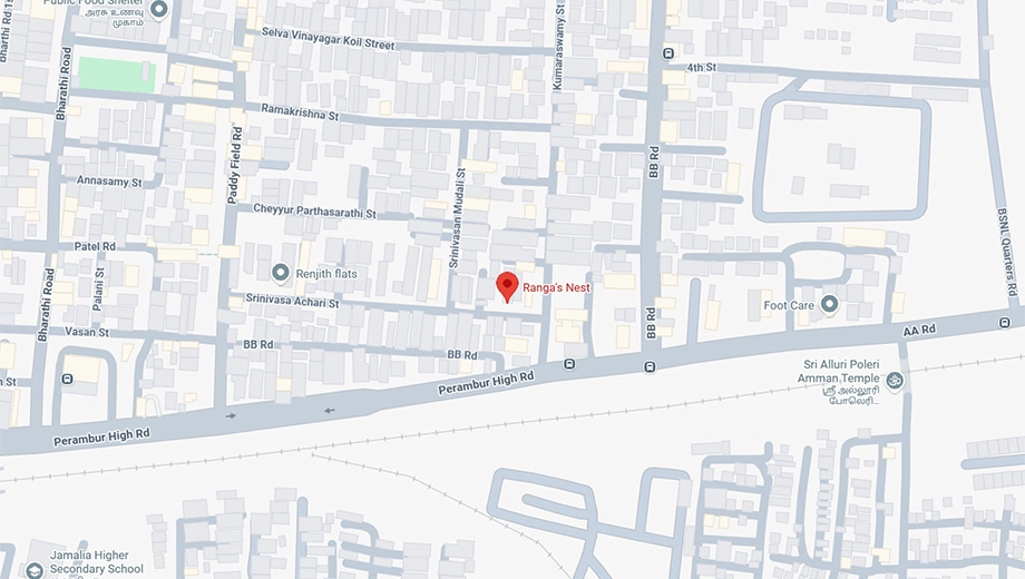 Location of Sai Rangas Nest in Perambur, Chennai - Image 438859