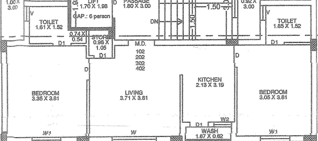 2 BHK Flat in Akash Sopan Square in Radhika Park, Rajkot - Image 932342