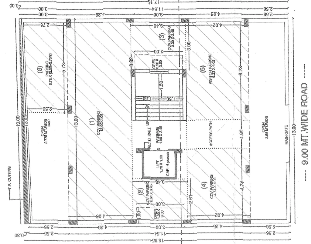 Master Plan of Akash Sopan Square in Radhika Park, Rajkot - Image 438763