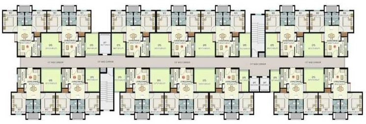 Floor Plan of Sanklecha Utsav in Perambur, Chennai - Image 438813