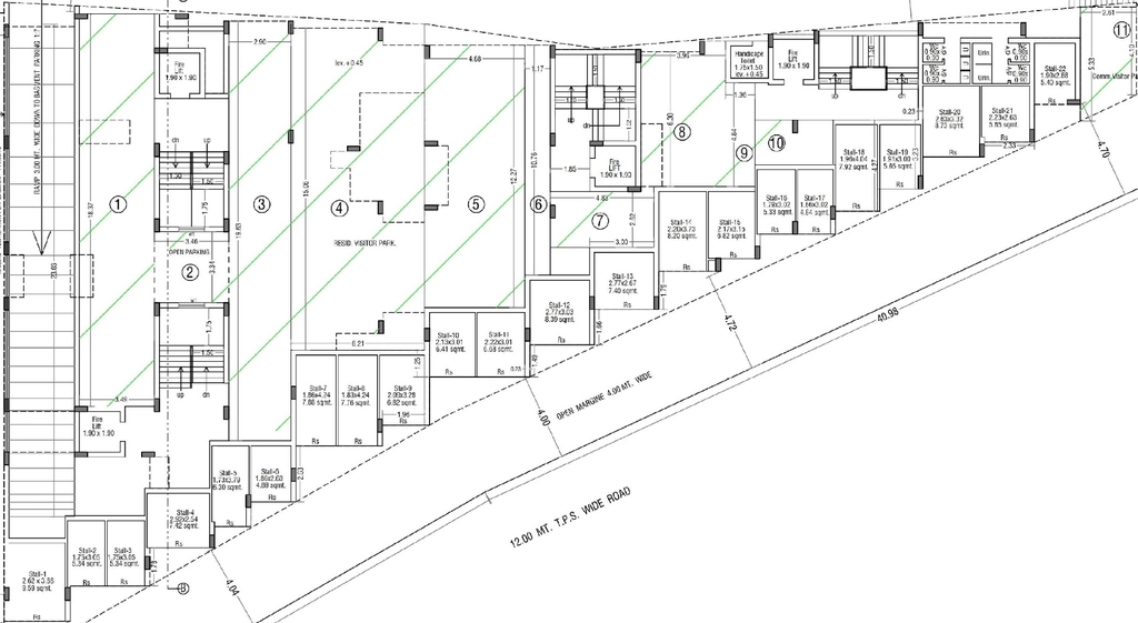 Floor Plan of Commercial DK City Serenity in Radhika Park, Rajkot - Image 438793