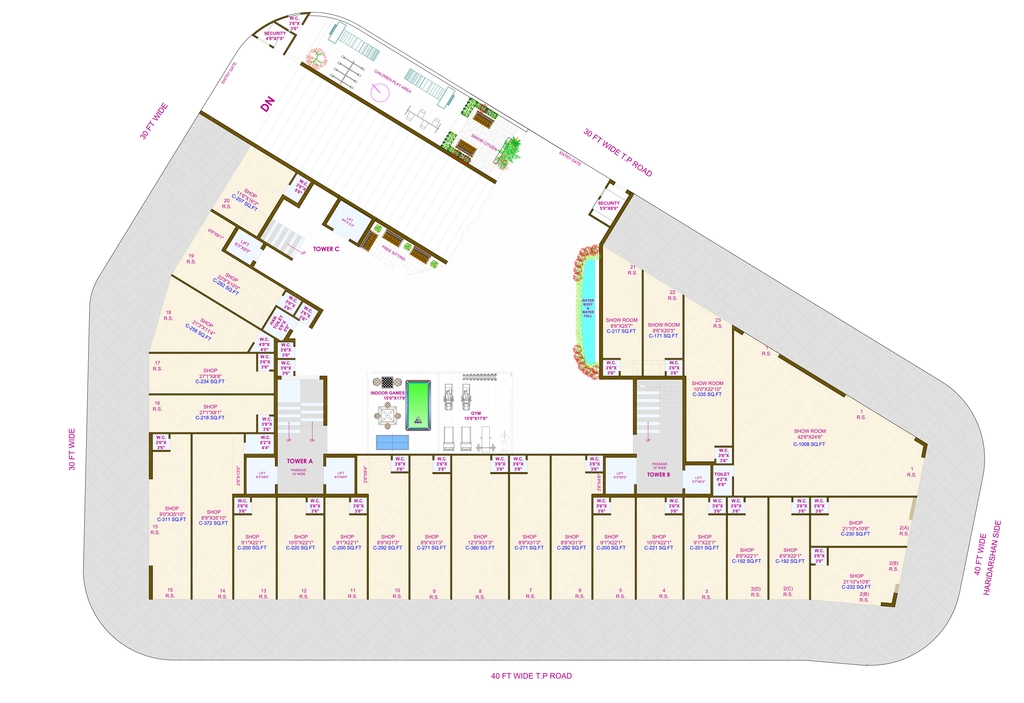 Master Plan of JMJ Sapphire Gold in Radhika Park, Rajkot - Image 438830