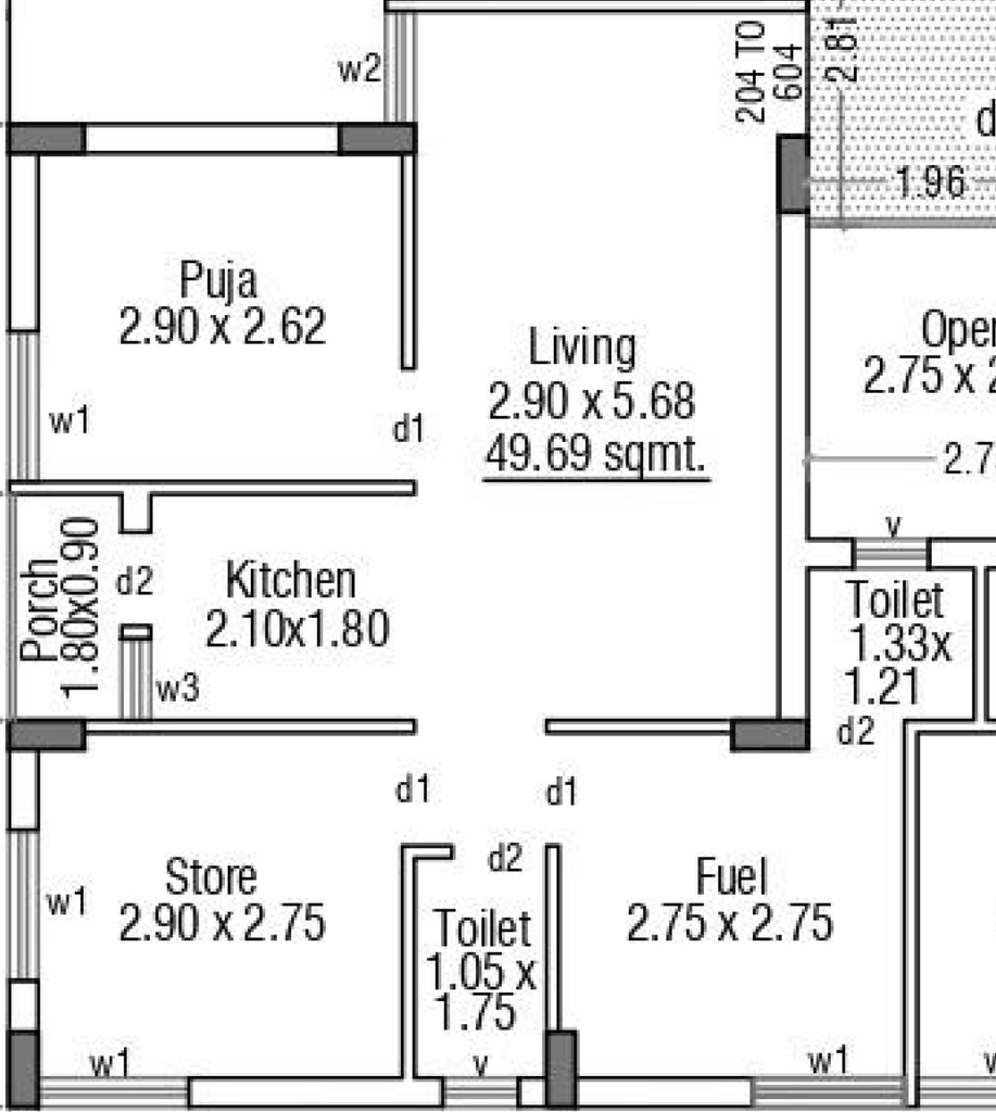 3 BHK Flat in JR City Elite in Radhika Park, Rajkot - Image 932365
