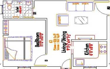 1 BHK Flat in Sri Raghavendra Golden House in Madhavaram, Chennai - Image 932376