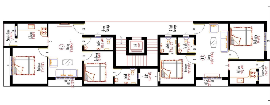 Floor Plan of Sri Raghavendra Green House in Ponniammanmedu, Chennai - Image 438916