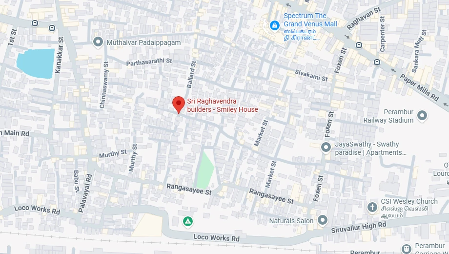 Location of Sri Raghavendra Smiley House - Image 438907