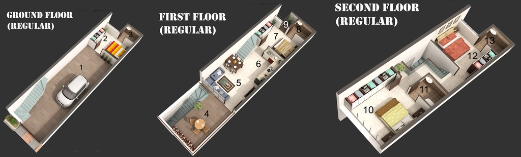 3 BHK House/Villa in Swati Bunglows in Kotharia, Rajkot - Image 932396