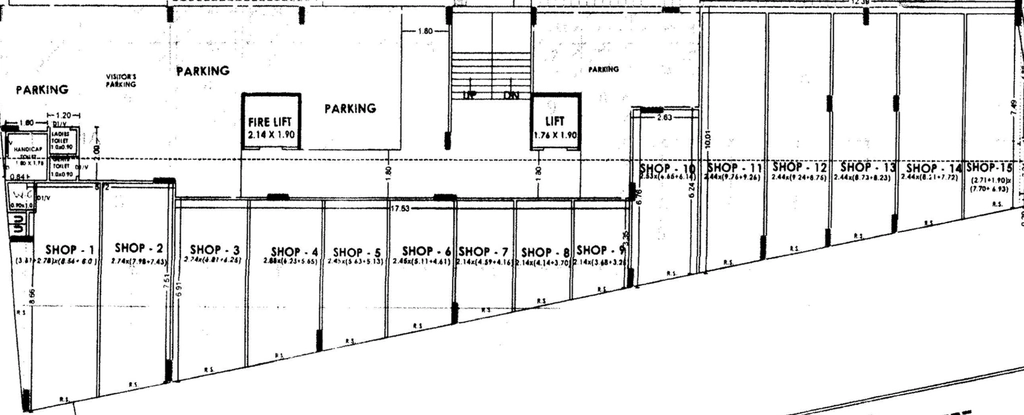 Floor Plan of Commercial Tirth Dream Land in Kotharia, Rajkot - Image 439012