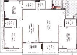 3 BHK Flat in Uptown View in Yogi Nagar, Rajkot - Image 932413