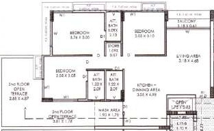 3 BHK Flat in Uptown View in Yogi Nagar, Rajkot - Image 932414