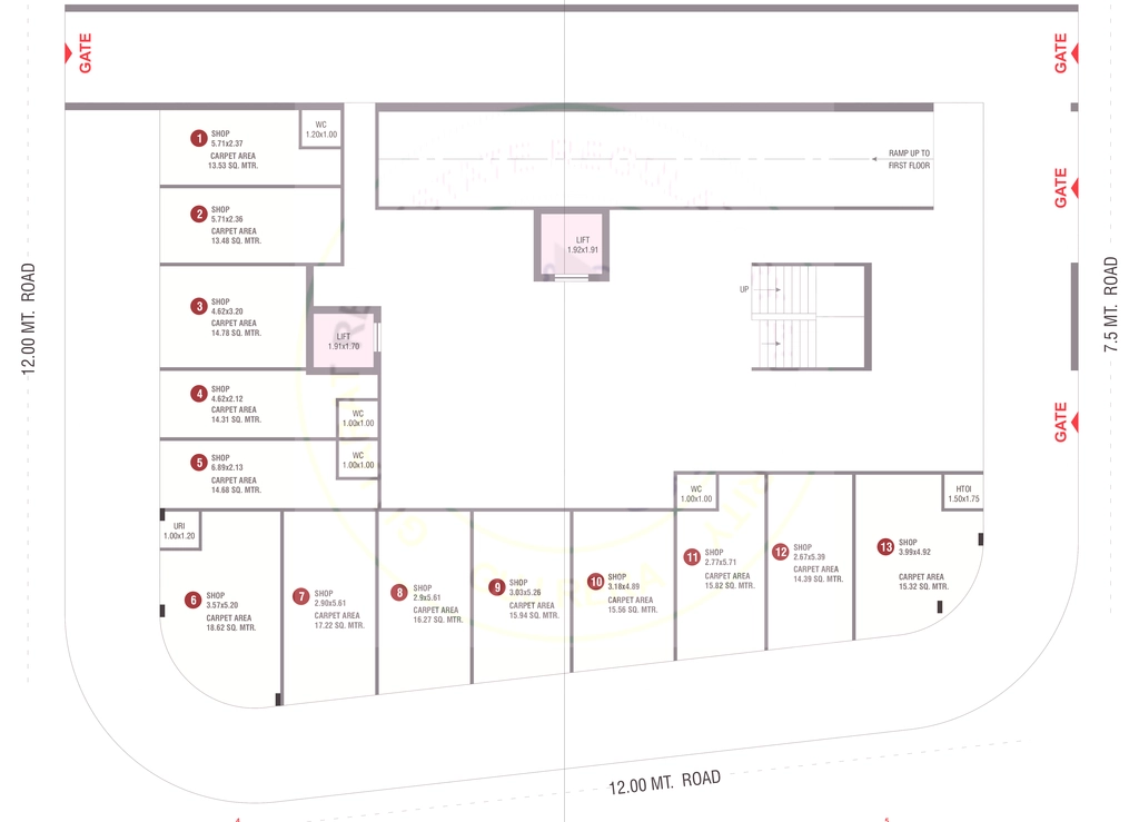 Master Plan of Yogi Royal Enclave in Rail Nagar, Rajkot - Image 439058