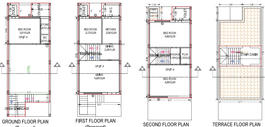 4 BHK House/Villa in Brahmani Shandar Residency 6 in Kotharia, Rajkot - Image 932431