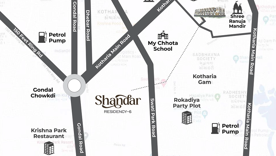 Location of Brahmani Shandar Residency 6 - Image 439097