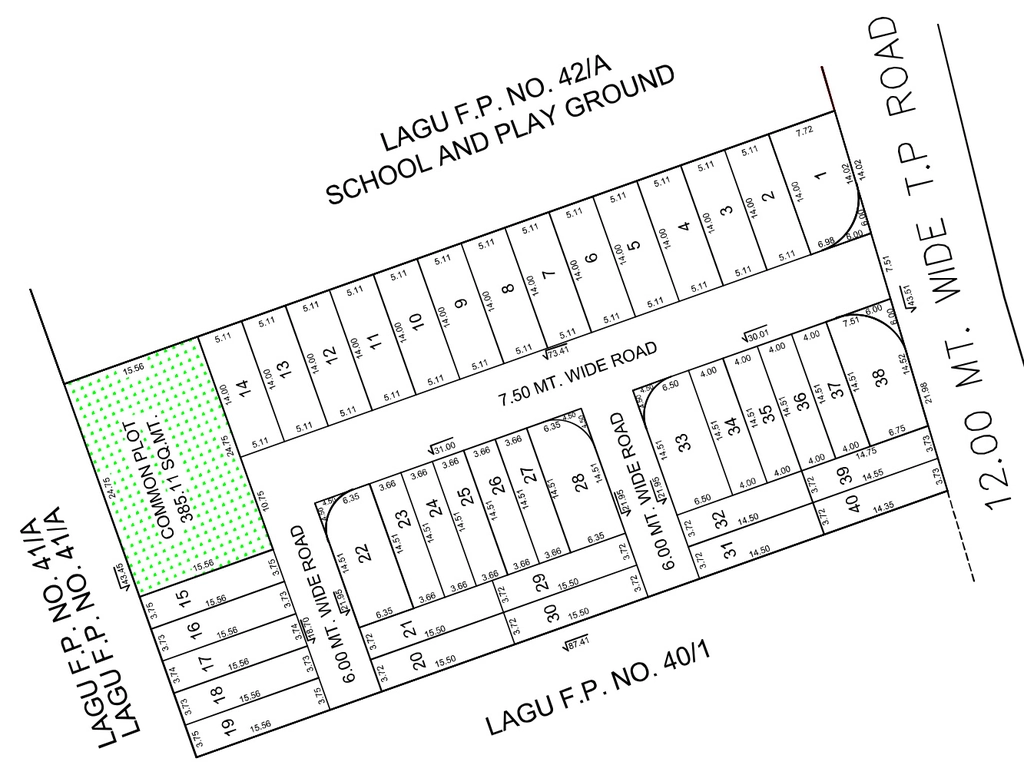 Master Plan of Brahmani Shandar Residency 6 in Kotharia, Rajkot - Image 439098