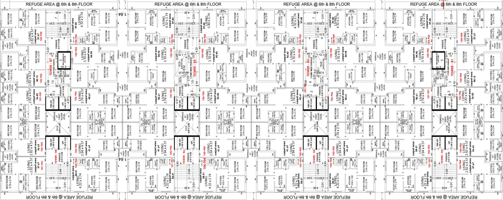 Floor Plan of NDK 9TH Emerald in Radhika Park, Rajkot - Image 439112
