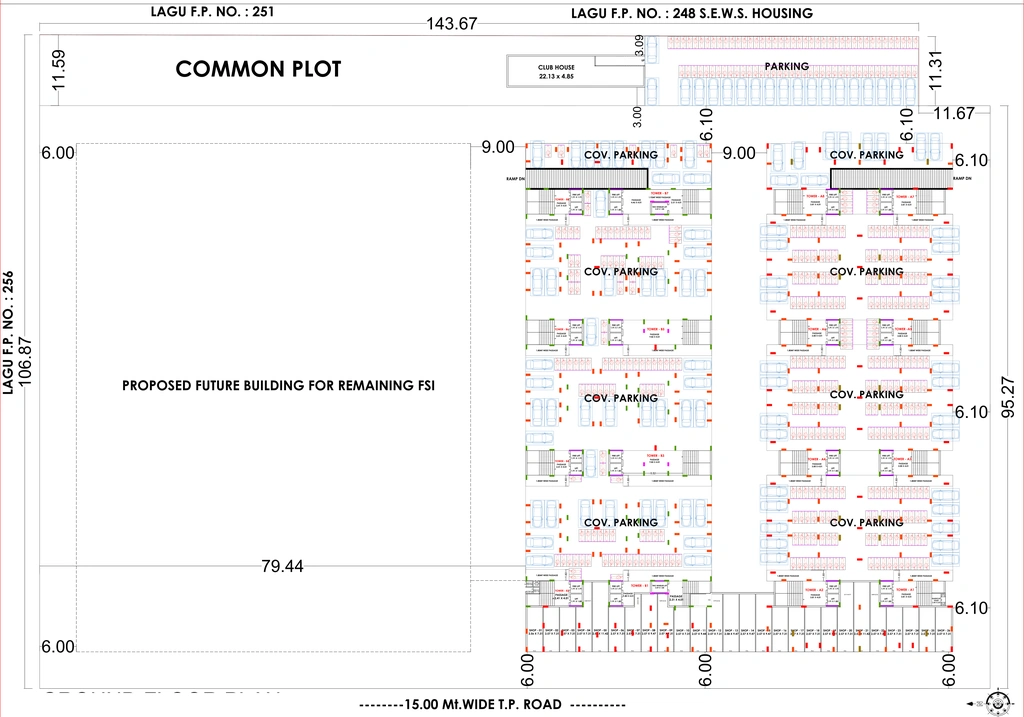 Master Plan of Commercial NDK 9TH Emerald in Radhika Park, Rajkot - Image 439116