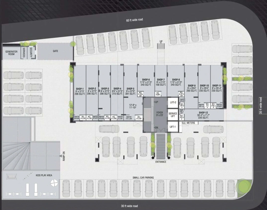 Master Plan of Techcon Suncity Titanium in Radhika Park, Rajkot - Image 439140