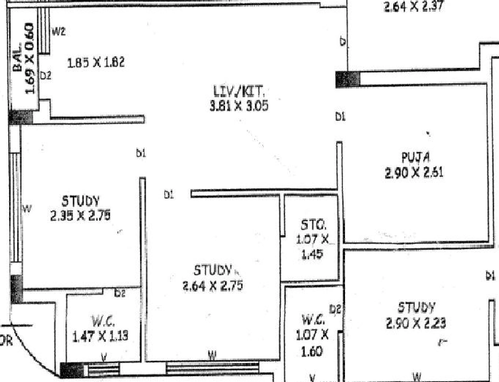 3 BHK Flat in Rudraksh Sunstar Villa in Rail Nagar, Rajkot - Image 932449
