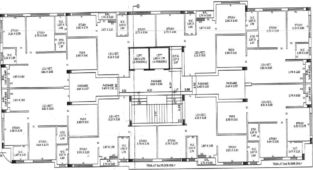 Floor Plan of Rudraksh Sunstar Villa in Rail Nagar, Rajkot - Image 439157