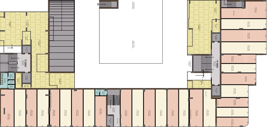 Floor Plan of Commercial Suyash Surbhi Possible in Kotharia, Rajkot - Image 439173