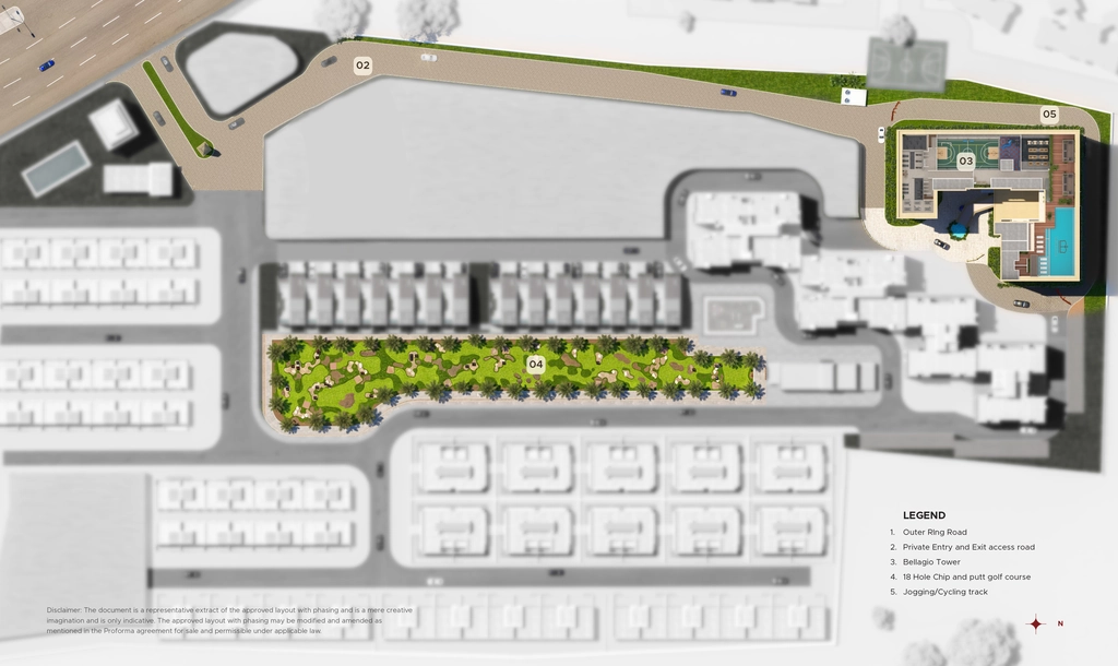 Master Plan of The Bellagio in Koradi Road, Nagpur - Image 439244