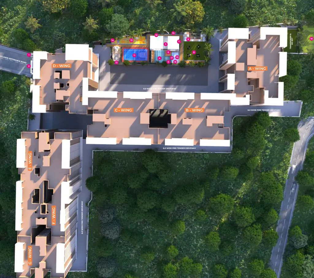 Master Plan of Basil Mountlords in Dhankawadi, Pune - Image 439303