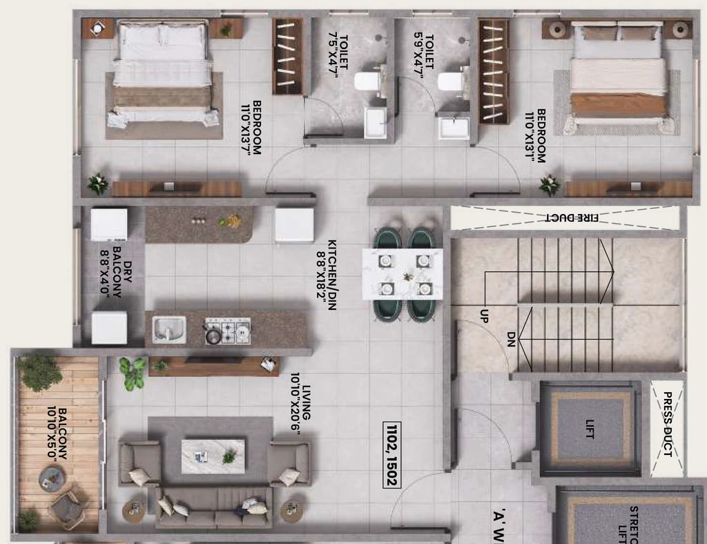 2 BHK Flat in Kotibhaskar Neelratna in Shivaji Nagar, Pune - Image 932480