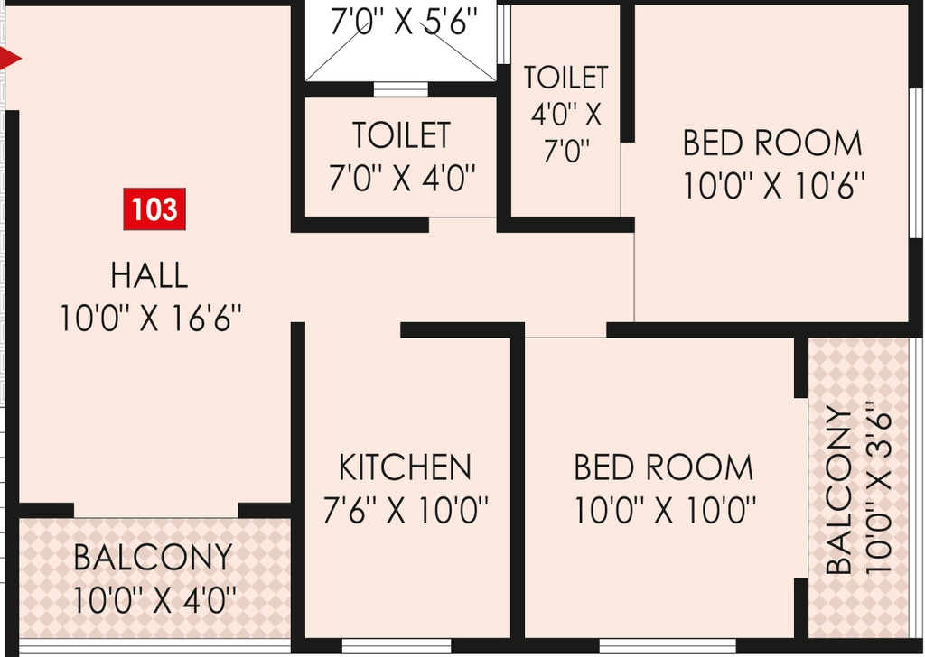 2 BHK Flat in Siddhivinayak Siddhi Avenue in Katraj, Pune - Image 932478