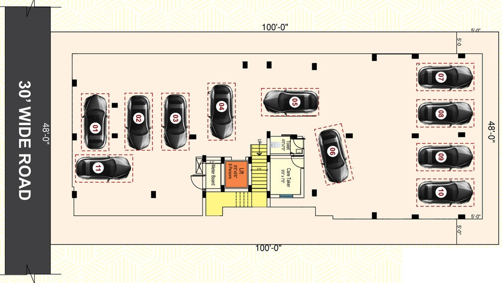 Master Plan of APC Kamakshi Ramaswamy in Perambur, Chennai - Image 439325
