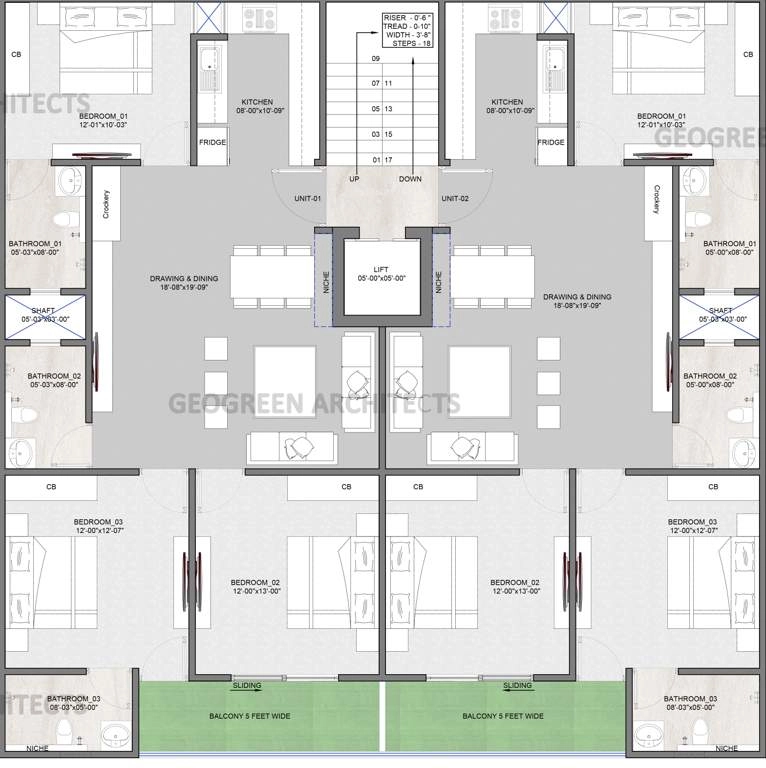 Floor Plan of Complete Myra Homes in Chhattarpur, New Delhi - Image 439359