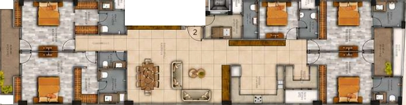 5 BHK Flat in TRT Anantalaya in Chhattarpur, New Delhi - Image 932576