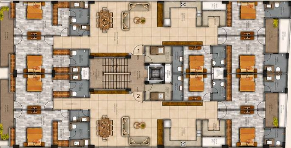 Floor Plan of TRT Anantalaya in Chhattarpur, New Delhi - Image 439381