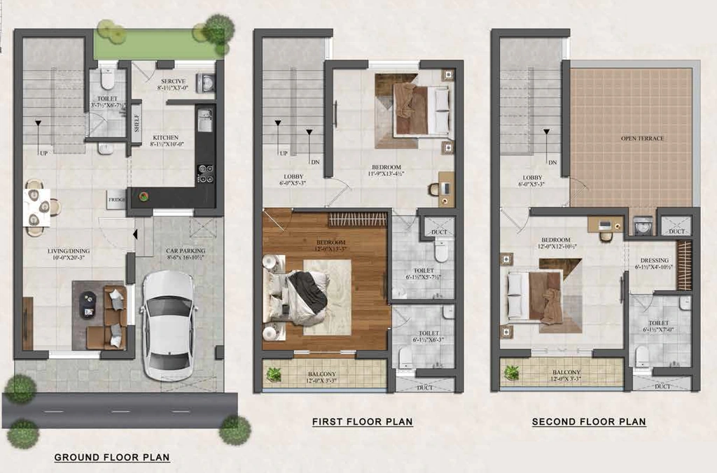 3 BHK House/Villa in ATH Feathers in Kundrathur, Chennai - Image 932588