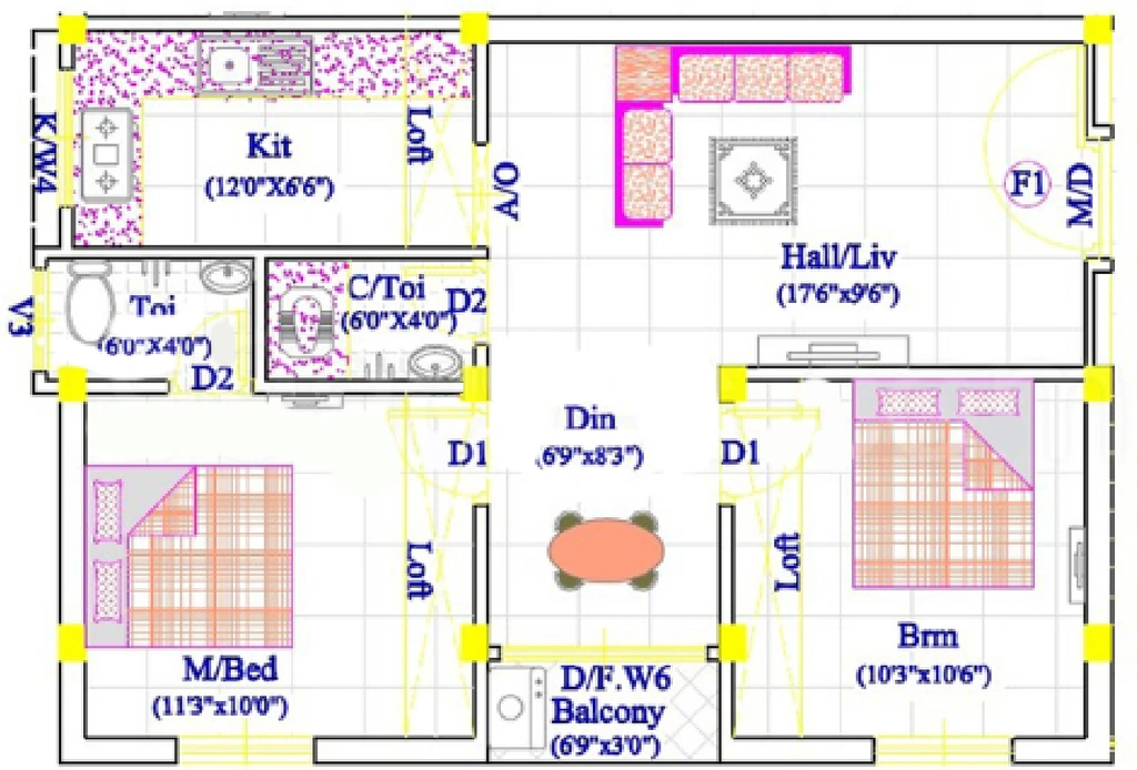 2 BHK Flat in AVR Mitila in Mogappair, Chennai - Image 932594