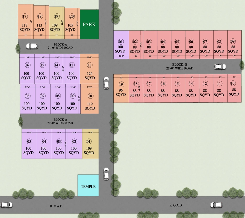 Master Plan of Paradise Shree Ram Vatika in Greater Noida West, Greater Noida - Image 439447