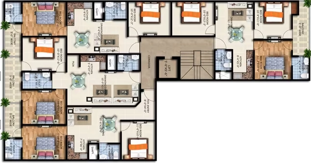 Floor Plan of Propfolio Elite Vista in Noida Extension, Greater Noida - Image 439472
