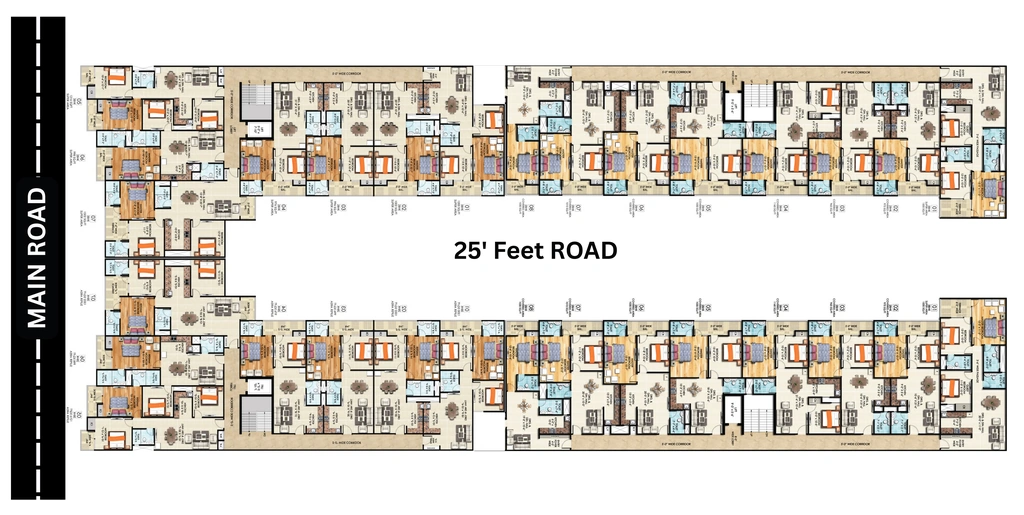 Master Plan of Trivor Legacy Heights in Noida Extension, Greater Noida - Image 439482