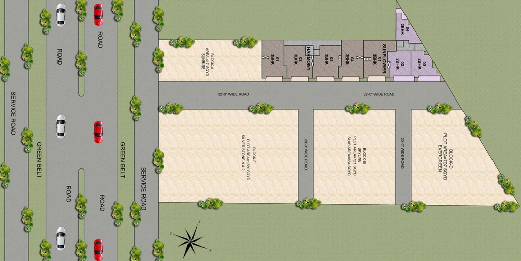 Master Plan of Trivor Urbania City in Sector 27, Greater Noida - Image 439493