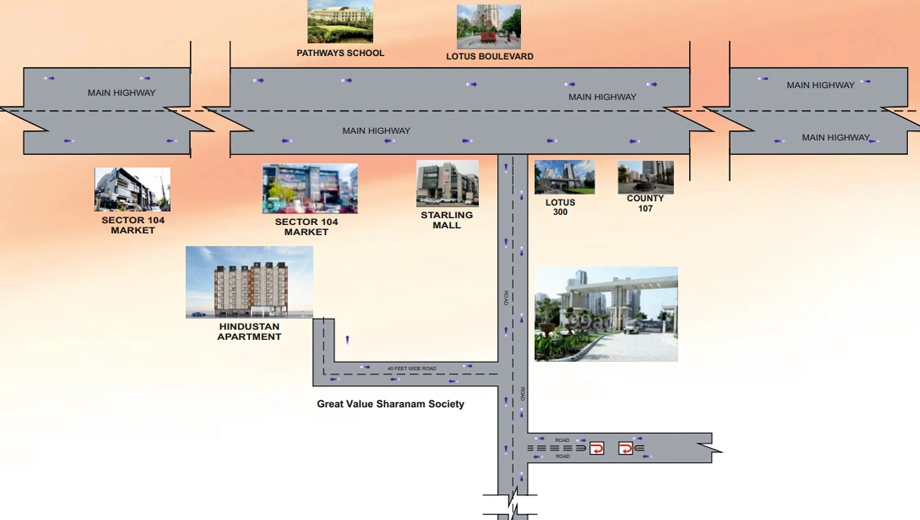 Location of Malik Hindustan Apartment - Image 439513