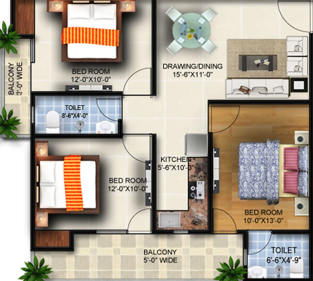 3 BHK Flat in The Grand Estate in Noida Extension, Greater Noida - Image 932640
