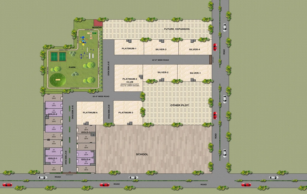 Master Plan of The Grand Estate in Noida Extension, Greater Noida - Image 439525