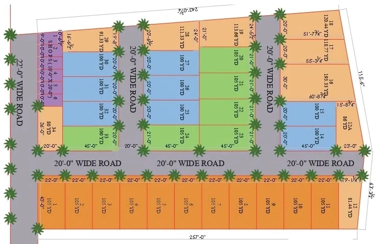 Master Plan of Dagar Ashiyana Villas in Noida Extension, Greater Noida - Image 439536