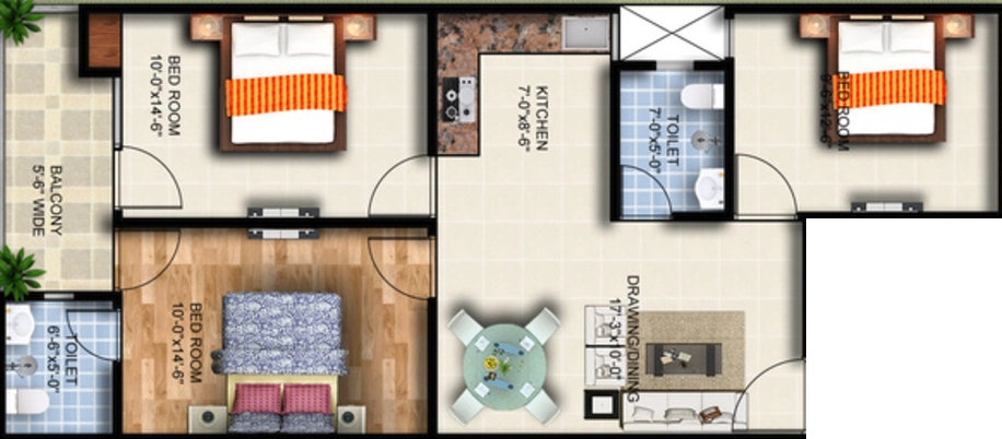 3 BHK Flat in Propfolio Vyom Residency in Noida Extension, Greater Noida - Image 932648