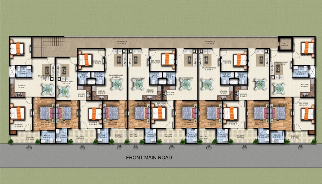 Master Plan of Propfolio Vyom Residency in Noida Extension, Greater Noida - Image 439552