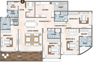 4 BHK Flat in Agami Legends in Bandra West, Mumbai - Image 932655